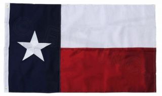 3x5 Ft Texas Flag Embroidered Tx American Nylon Lone Stars Usa Flag Deluxe