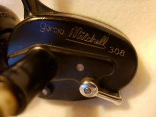 Vintage Garcia Mitchell 308 Spinning Reel (France) 2