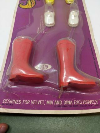 Vintage 1972 Velvet Mia Dina Shoes & Boots in Package 7