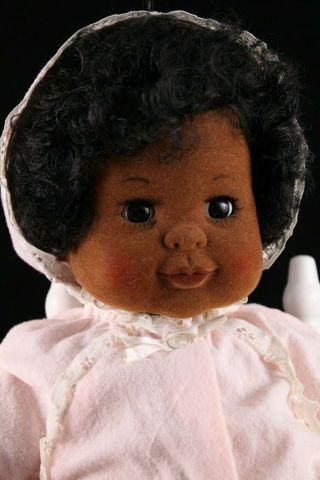 Ideal 17 " African - American Baby Dreams Velvety Face 1975 Vintage