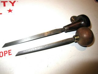 Antique Gravers Engraving Tools F.  L.  Grobet No.  52 & 4 Switzerland