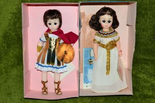 Vintage Madame Alexander 11.  5 " Dolls Marc Antony 1310 & Cleopatra 1315 History