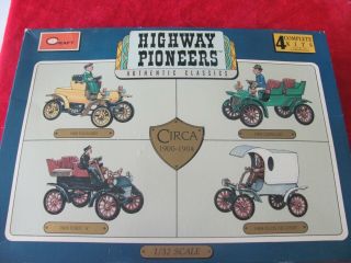 Mini Craft Highway Pioneers 1900 - 1904 = 4 Kits = Packard Olds Ford 1/32 = 1501