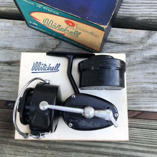 Mitchell 300 In Blue Box Great Vintage
