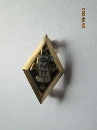 Vintage 10k Gold Alpha Sorority Pin Not Scrap
