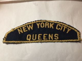 Blue And Yellow York City Queens Full Strip Cub Scout Bsa