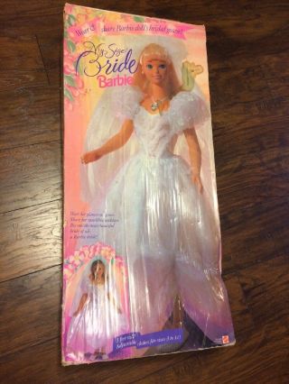 Vintage My Size Bride Barbie Wear & Share Barbie Doll 