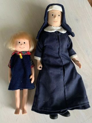 Vintage Madeline 8 " Doll And Miss Clavel