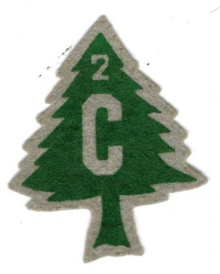 Boy Scout - Camp Cowaw Felt Tree 2nd Year Camper - Raritan Council