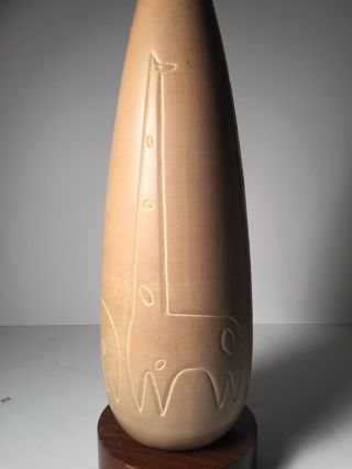 Raymor Art Pottery Giraffe Table Lamp Danish Modern Ceramic ALDO LONDI GAMBONE 4