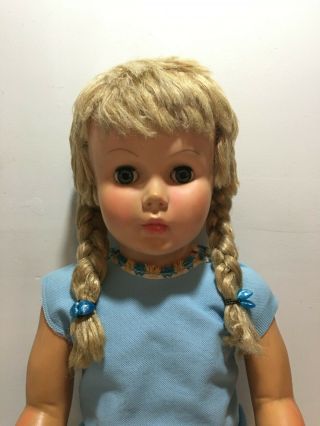 Antique 1960s Life Size 3ft Handmade Doll 3 
