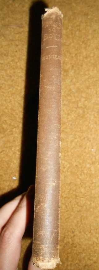 1890 TALKS TO BOYS American Tract Society Antique Religious Beliefs ETIQUETTE 2