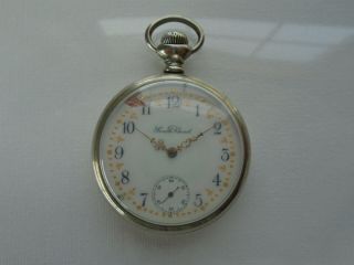 Antique South Bend 17 Jewel Grade 211 Size 16 Pocket Watch Runs Well