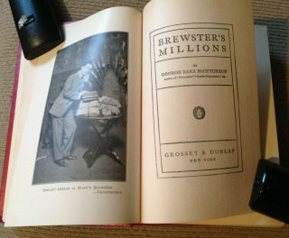 Antique 1903 Book BREWSTER ' S MILLIONS By George Barr McCutcheon 2
