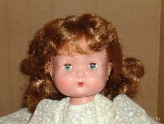 Vintage 12 In.  Hard Plastic Walker Girl Doll Marked Roddy Made In England