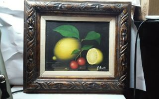 Exceptional vintage oil painting framed and signed. 2