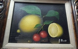 Exceptional vintage oil painting framed and signed. 7