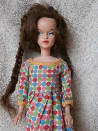Vintage American Character Brunette Tressy Fashion Doll