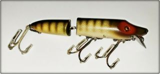 Immaculate Heddon 7300 Jointed Vamp Lure In Natural Mullet Scale 1940s