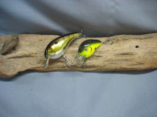 VINTAGE/OLD FISHING LURES - 10 ANTIQUE BAITS - RAPALA - CORDELL BIG O - CRAZY SHAD - 6