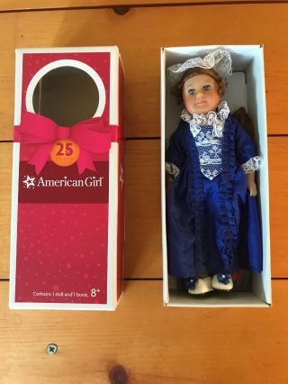 25th Anniversary Mib American Girl Mini Doll Felicity & Book Retired