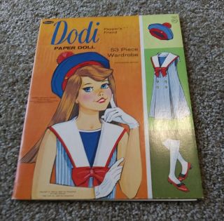 Vintage 1966 Ideal Toy & Whitman,  Dodi Paper Doll Pepper 