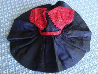 Antique Vintage Doll Dress Shirley Temple Size No Tag Attached Slip