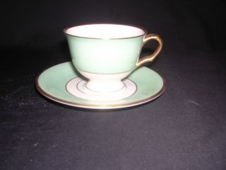 Miniature Tea Cup And Saucer Pickard Malvern 1005