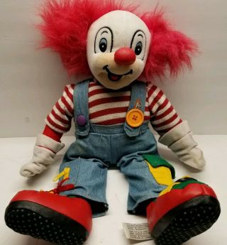 Bozo The Clown Plush Doll A & A Aurora 1999