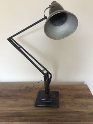 Vintage Herbert Terry 1227 Anglepoise Two Step Lamp For Restoration
