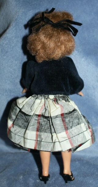 Vintage Little Miss Ginger Cosmopolitan Doll & Toy Co.  Doll & Plaid Dress Outfit 6
