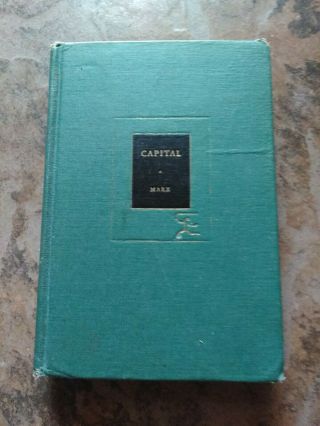 Karl Marx Capital Communist Manifesto And Other Writings 1932 Antique Book