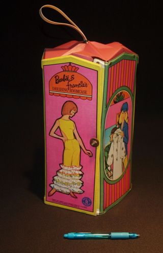 Vintage Barbie Francie Dressing Room Doll Case 1965 Mattel