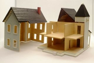 Vintage Gudgel Miniature House/Dollhouse 1983 Ltd.  Ed.  Victorian Home 723 5
