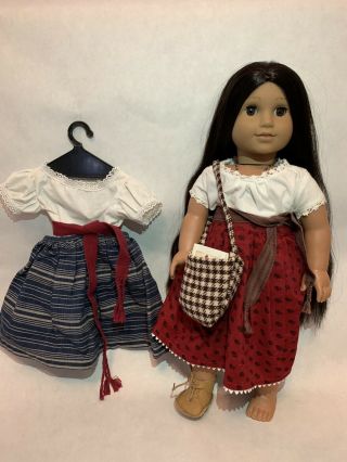 American Girl Josefina Montoya Pleasant Company Doll - Retired (2 Outfits & Bag)