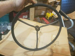 Antique Ford Tractor Steering Wheel - 17 1/2 