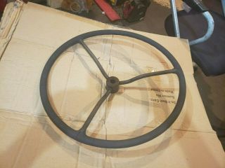 Antique Ford Tractor Steering Wheel - 17 1/2 