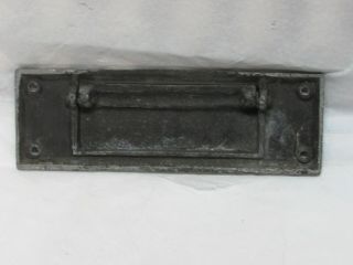 Antique VINTAGE Iron Cast Iron Letter Box Plate Mail Slot 2 3