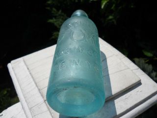 Antique All natural sea glass bottle.  