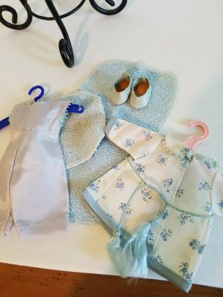 Vintage Vogue Pajama,  Robe,  Slippers And Towel Set Early Tag