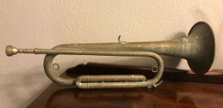 Antique Slingerland Bugle Usa Professional Brass 1074