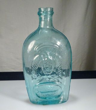 Antique Eagle Glass Flask Bottle - 57023