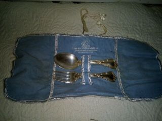 Sterling Silver Baby Fork Spoon Steif Nashville Similar To Gorham Chantilly Vtg