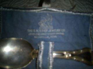 Sterling Silver Baby Fork Spoon Steif Nashville similar to Gorham Chantilly VTG 3