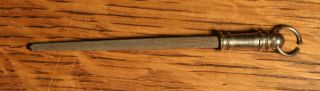 Vintage Antique F.  Dick German Pocket Knife Sharpening Steel - Miniature