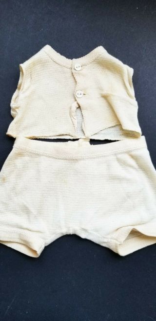 Vintage 2 Pc Underwear Set For Larger Baby Doll Dy Dee Baby Or Large Compo