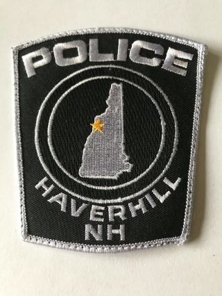 Haverhill Duty Worn Hampshire Nh Police Patch