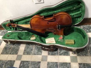 Antique / Vintage Violin With Case Mittenwald / Bayern Germany