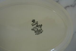 Wilkinson Ironstone Royal Staffordshire Antique White Wheat Oval Vegetable Bowl 6