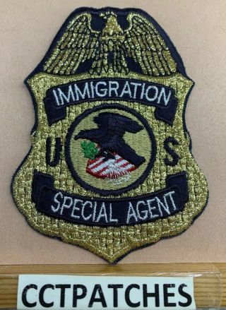 Us Immigration Special Agent Gold (police) Shoulder Patch